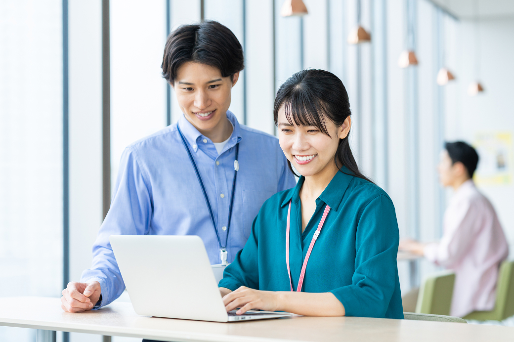 従業員が使いたくなる設計に<br class=